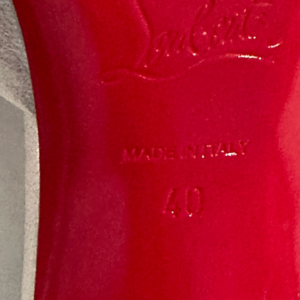 Christian Louboutin Silver Me Dolly - Picture 9 of 16